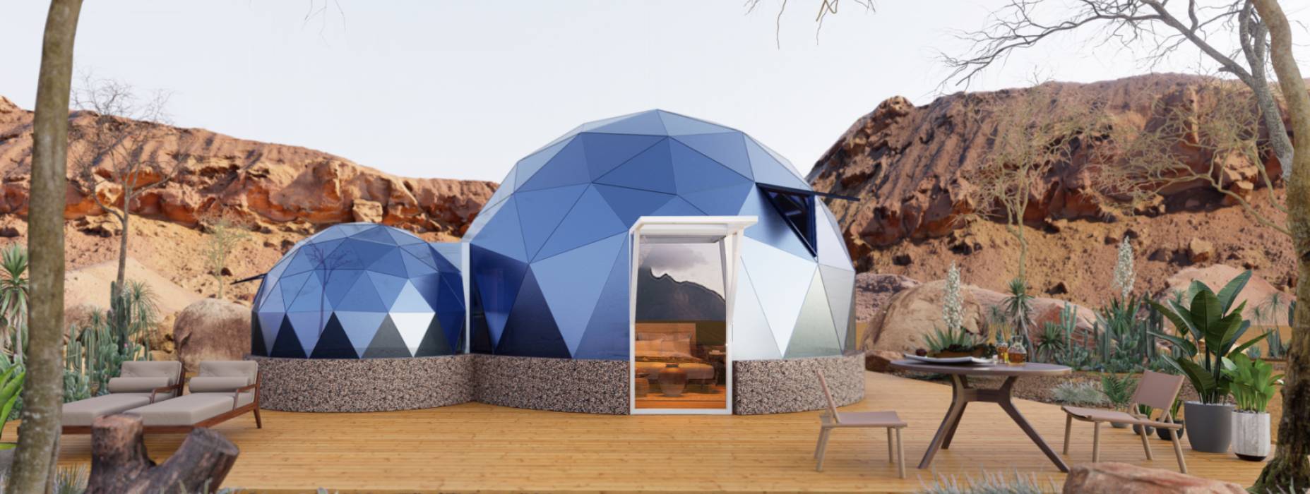 科尔沁左翼中旗球形智能光伏玻璃星空房