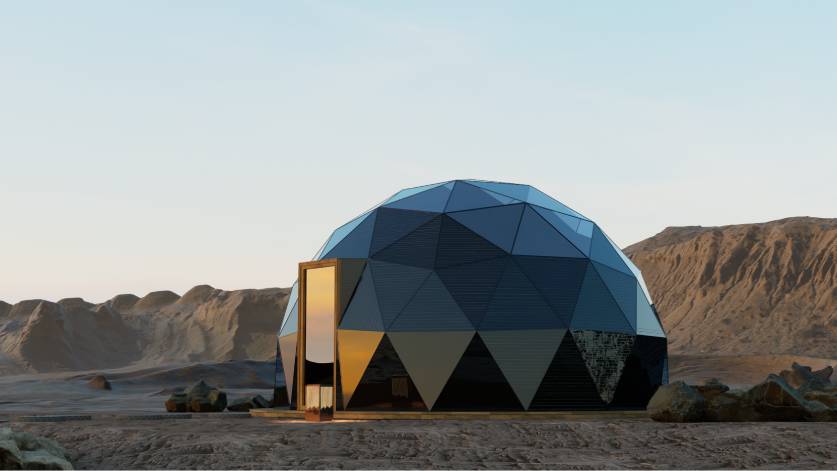 星空帐篷酒店建造